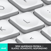 Tipkovnica LOGITECH MX Keys mini, brezžična, BT, srebrna