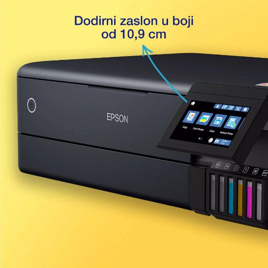 Multifunkcijski Tiskalnik EPSON EcoTank L8180, Tiskalnik/scanner/copy, 5760 dpi, A3, LAN, USB, WiFi