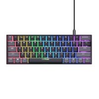 Tipkovnica TRUST GXT 867 Acira, Gaming, TKL, mehanička, USB, US layout, črna