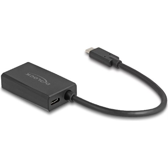 Adapter DELOCK, USB-C (M) na HDMI (Ž), črn