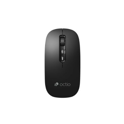 OCTIO Smart M250WBT, optična brezžična miška, Bluetooth, 1600 DPI, črna