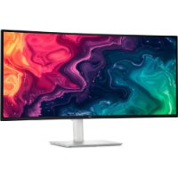 Igralni monitor 34" DELL S3425DW, UWQHD, VA, 120Hz, 1ms, 300cd/m2, FreeSync, ukrivljen, zvočniki, bel