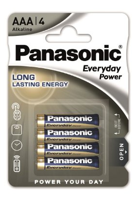 Baterija PANASONIC, LR03EPS/4BP, 4 baterije, AAA