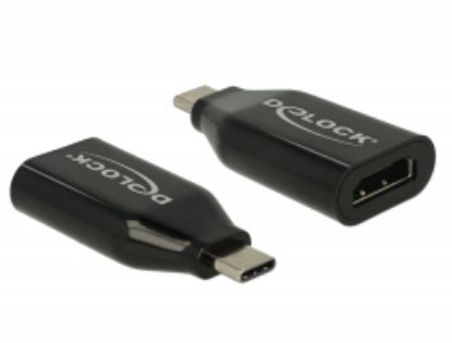 Adapter DELOCK, USB-C (M) na HDMI (Ž) Alt način rada, 4K 60Hz, črni