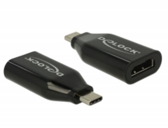 Adapter DELOCK, USB-C (M) na HDMI (Ž) Alt način rada, 4K 60Hz, črni