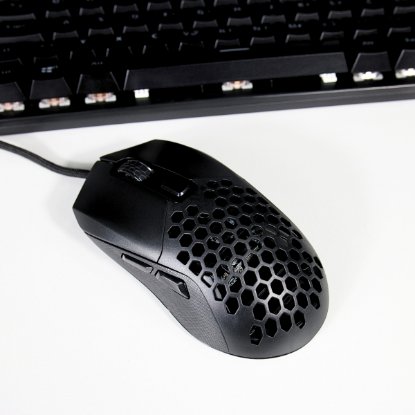 Miška EPOCH Dia, RGB, optična, 12000dpi, črna