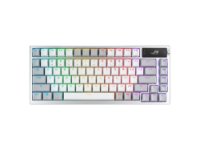 Tipkovnica ASUS ROG Azoth, RGB, mehanska, ROG NX Red stikala, brezžična, US razporeditev, bela, USB