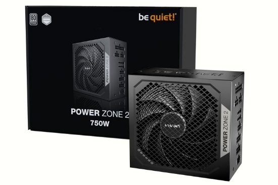 Napajalnik 750W, BE QUIET Power Zone 2, 140mm vent., 80+ Platinum, modularno