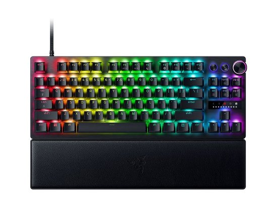 Tipkovnica RAZER Huntsman V3 Pro Tenkeyless, Analog Switch, RGB, HR/US postavitev, USB, črna
