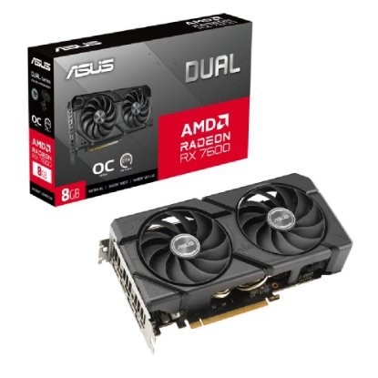 Grafična kartica ASUS Radeon RX 7600 Dual Evo OC, 8GB GDDR6