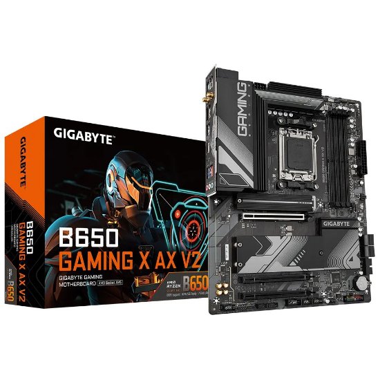 Matična plošća GIGABYTE B650 GAMING X AX V2, AMD B650, Wi-Fi, DDR5, ATX, s. AM5