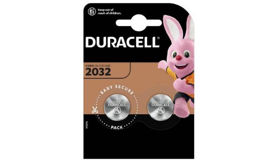 Baterija DURACELL CR 2032 B2, 2 kosa