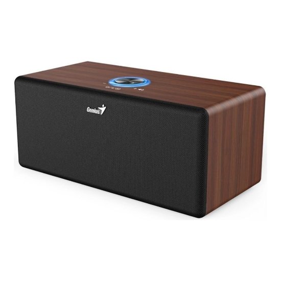 Zvočnik GENIUS SP-HF505BT, 20W, Bluetooth, lesen, temno rjav