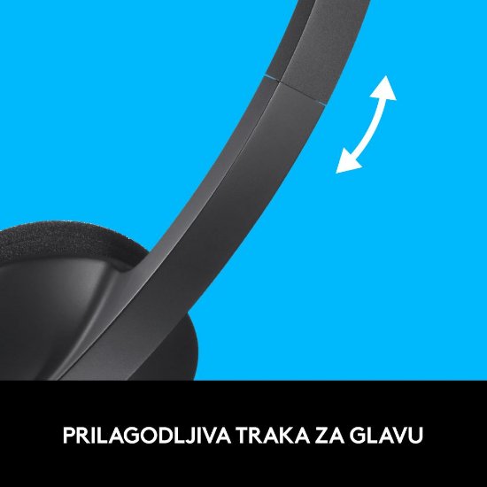 slušalke LOGITECH Headset H340 Stereo, USB