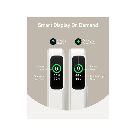 Prenosna baterija ANKER MagGo 10K, 10000 mAh, Qi2, 15W, bela