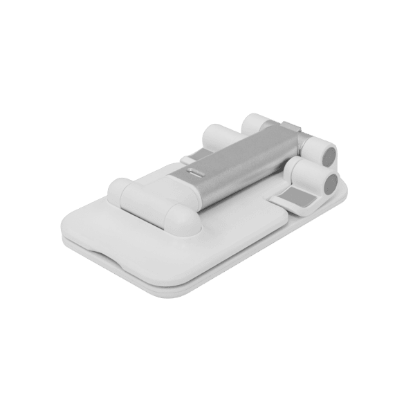 Stojalo za pametni telefon SBOX PS-09, namizni, sklopivi, beli