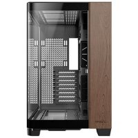 Ohišje ANTEC C8 Curved Wood, Full Tower, E-ATX, črno, bez napajalnika