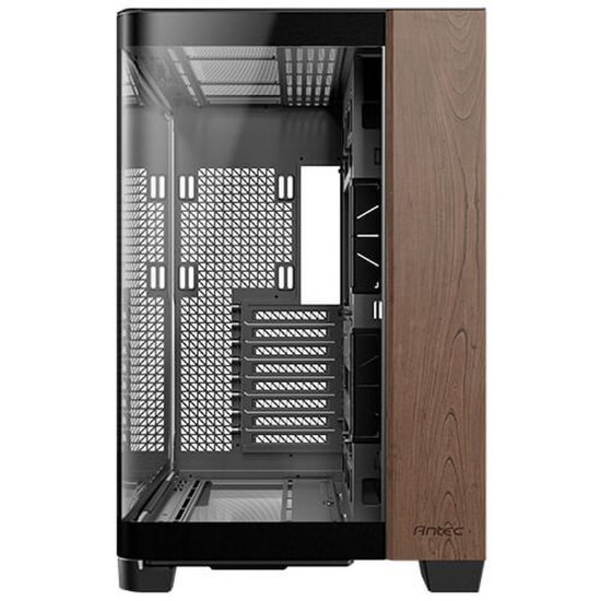 Ohišje ANTEC C8 Curved Wood, Full Tower, E-ATX, črno, bez napajalnika