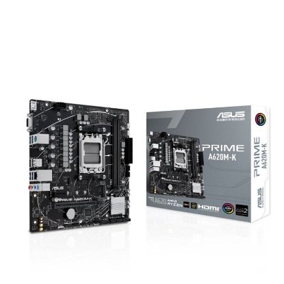 Matična plošča ASUS Prime A620M-K, AMD A620, DDR5, mATX, s. AM5