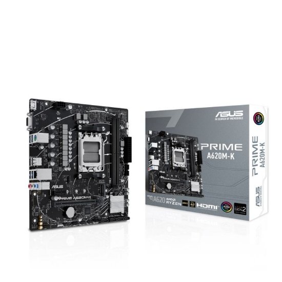 Matična plošča ASUS Prime A620M-K, AMD A620, DDR5, mATX, s. AM5