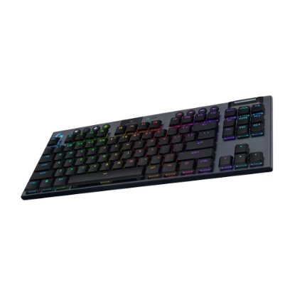 Tipkovnica LOGITECH Gaming G915 X TKL Lightspeed Linear, RGB, mehanička, brezžična, US Layout, črna