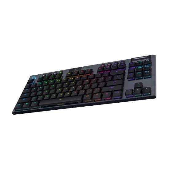 Tipkovnica LOGITECH Gaming G915 X TKL Lightspeed Linear, RGB, mehanička, brezžična, US Layout, črna