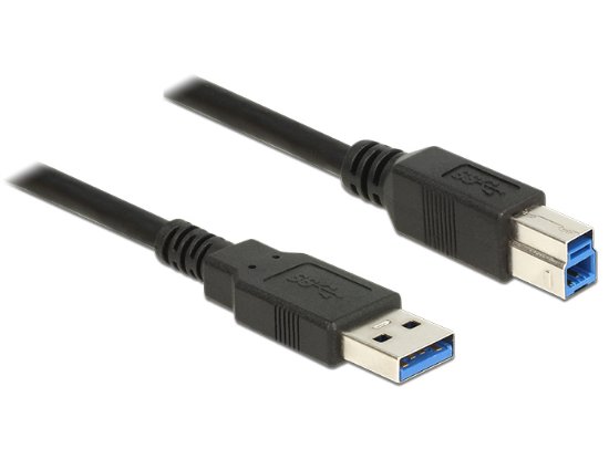 Kabel DELOCK, USB 3.0, USB-A (M) na USB-B (M), 2m
