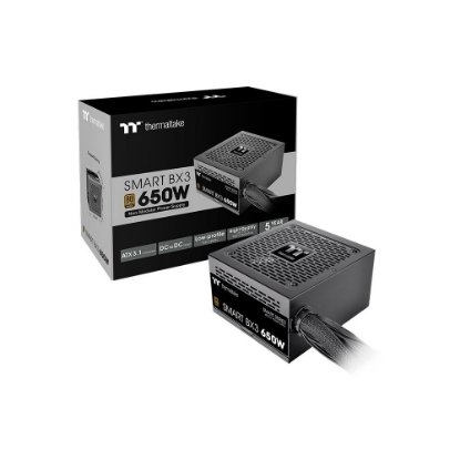 Napajlnik 650W, THERMALTAKE Smart BX3 Bronze 650W, ATX 3.1, 120mm vent., 80+ Bronze