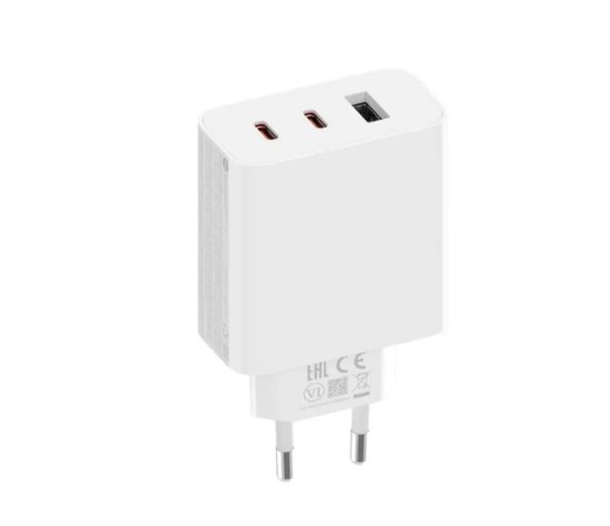 Polnilec XIAOMI GaN Charger 2C1A, 67W, USB-A + 2x USB-C, USB-C kabel.
