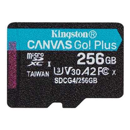 Pomnilniška kartica KINGSTON Canvas Go! Plus SDCG4/256GBSP, Micro SDXC, 256GB, Class 10