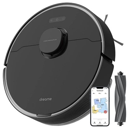 Robotski sesalnik DREAME D10S PRO, z mokrim brisanjem, črn