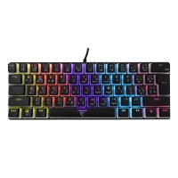 Tipkovnica WHITE SHARK GK-2202 Ashiko, RGB, crveni switch, mehanička, UK/SLO/HR, črna, USB