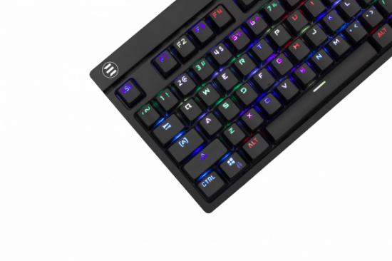 Tipkovnica WHITE SHARK ESL-K1 Kodachi, RGB, mehanička, US-Layout, USB, črna