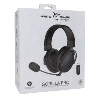 slušalke WHITE SHARK WGH-2443 Gorilla Pro, brezžične, črne