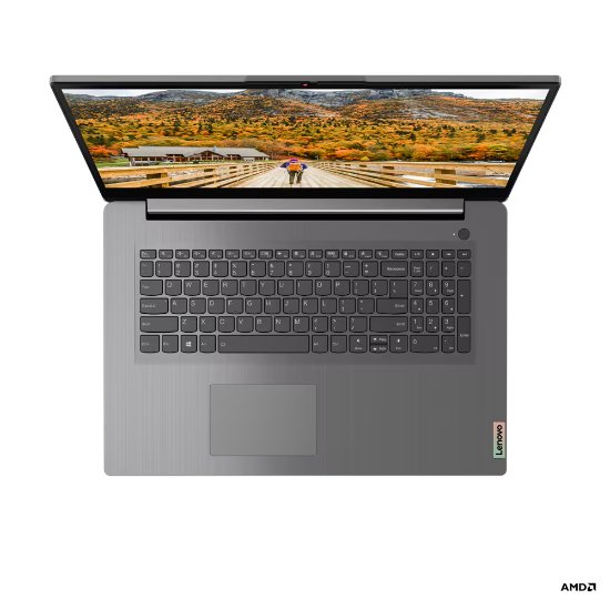 Prenosnik LENOVO IdeaPad 3 82kv00n5sc / Ryzen 5 5500U, 12GB, 512GB SSD, AMD Radeon Graphics, 17.3" FHD IPS, Windows 11, sivi