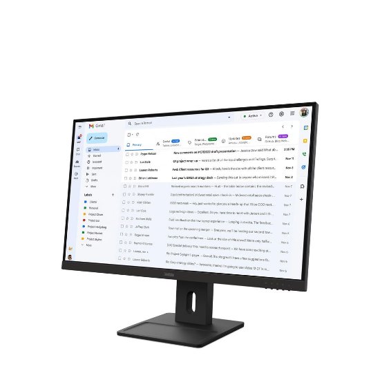 Monitor 27" LENOVO ThinkVision E27-40, FHD, IPS, 100Hz, 6ms, 300cd/m2, pivot, zvočniki, črn