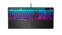 Tipkovnica STEELSERIES Apex 5, RGB, mehančna, US layout, USB, črna