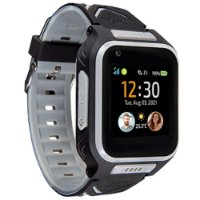 Otroška pametna ura MYKI 4 – 4G video klici, sledenje lokaciji, vodoodporna, črno-siva