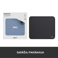 Podloga za miško, LOGITECH Studio, soft, črna