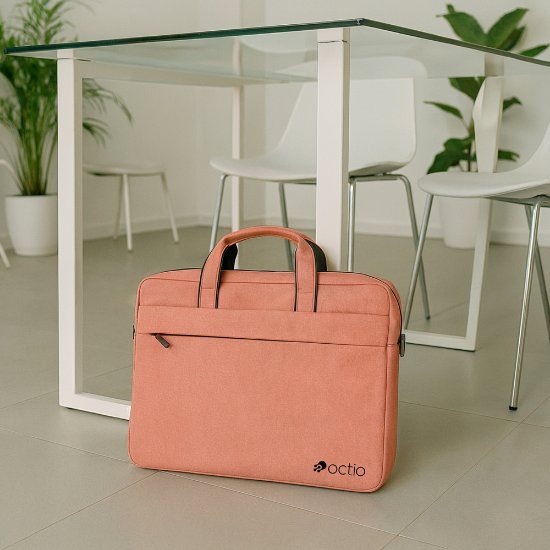 Torbica za prenosni računalnik OCTIO Ascend, 15,6", roza