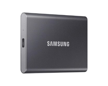 Zunanji SSD 1TB SAMSUNG T7, MU-PC1T0T/WW, 1050 MB/s,USB-C, V-Nand, sivi