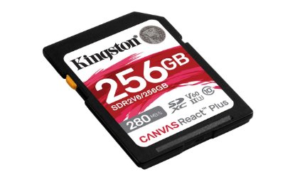 Pomnilniška kartica KINGSTON MC Canvas React Plus SDR/256GB, SDXC 256GB, Class 10, UHS-II, U3, V60
