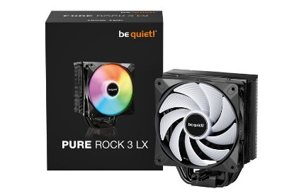 Cooler BE QUIET Pure Rock 3 LX, RGB, za Intel i AMD, črni