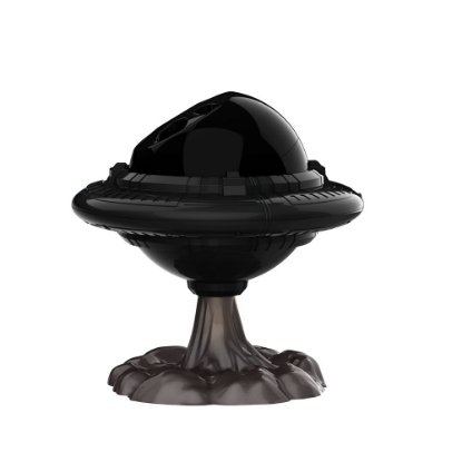 Laserski projektor LONVIS UFO Star Projector, daljinski upravljalnik, črn