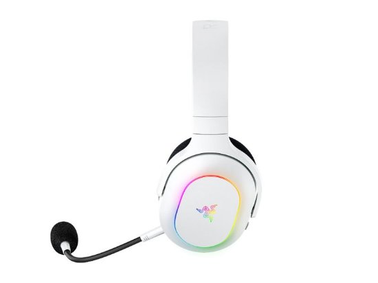 Slušalke RAZER Barracuda X Wireless Chroma, brezžične, Bluetooth, WiFi, bele