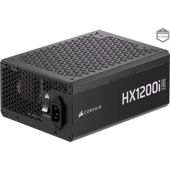 Napajalnik 1200W, CORSAIR HX1200i Shift, CP-9020267-EU, ATX v3.1, 140mm vent., 80+ Platinum, modularni