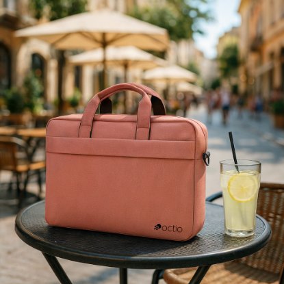 Torbica za prenosni računalnik OCTIO Ascend, 15,6", roza