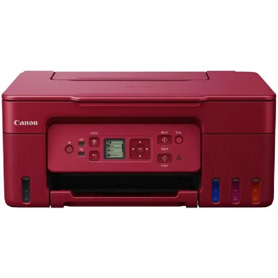 Večfunkcijski tiskalnik CANON Pixma G3470, tiskalnik/skener/kopirni stroj, 4800dpi, USB, WiFi, rdeč