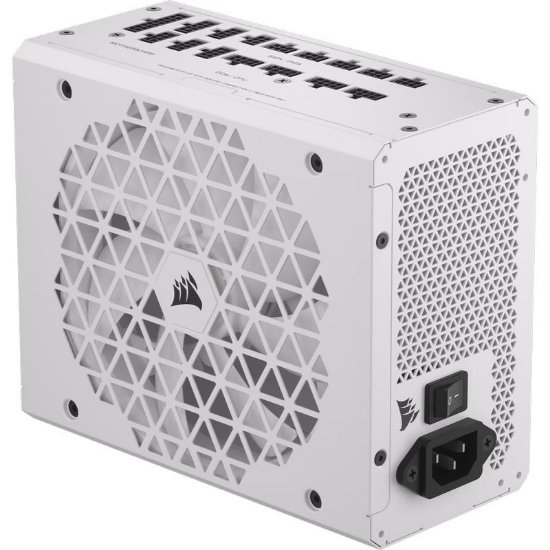Napajalnik 1000W CORSAIR RM1200X Shift, ATX v3.1, 140mm vent., 80+ Gold, modularni, bel