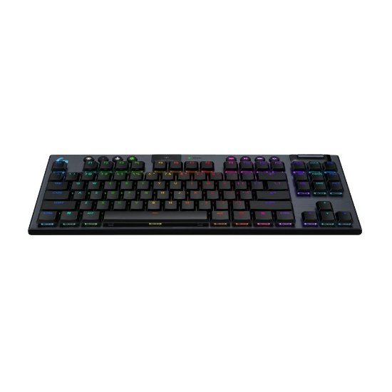 Tipkovnica LOGITECH Gaming G915 X TKL Lightspeed Linear, RGB, mehanička, brezžična, US Layout, črna